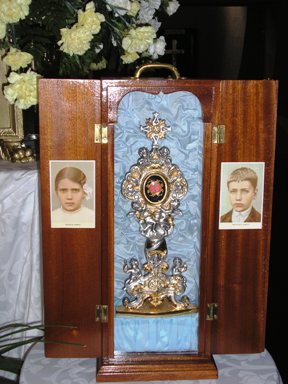 Reliquie dei Pastorelli presso il nostro Santuario