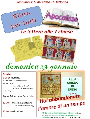 Ritiro per tutti - Lettere alle 7 Chiese - Alla Chiesa di Efeso