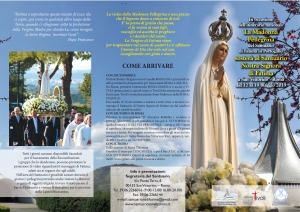 ARRIVO MADONNA PELLEGRINA AL SANTUARIO 12/19 MAGGIO 2019