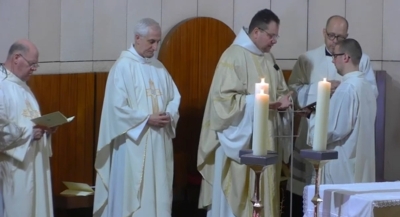 Professione perpetua di Guillaume Charbonneau omv a Parigi.